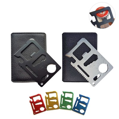 Credit Card Survival Tool 11 in 1 Multipurpose Beer Bottle Opener