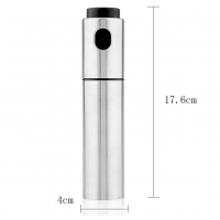 stainless steel fuel injection bottle and Barbecue Marinade Spray Bottle  Brushed Aluminum Olive Oil Sprayer