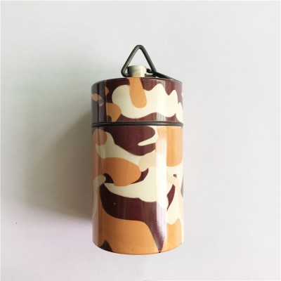 54*102mm Desert camo geocache tube container