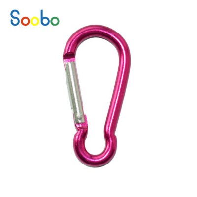 Top selling high quality fashion outdoor pink carabiner