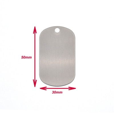 High Quality Metal Dog Tag Wholesale Blank Pet Tags Fashion Military Stainless Steel Dog Tags