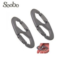 Promotional gift 8 shape metal aluminum hiking carabiner hook