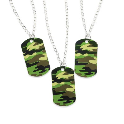 Wholesale Low Prices Dog Tags Outdoor Zinc Alloy Dog Id Tag Camouflage Dog Name Tag