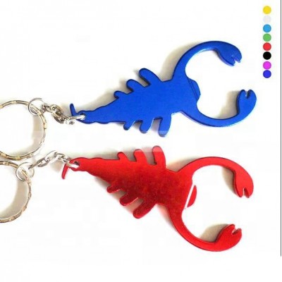 Cheap buy bulk metal bottle openers scorpion animal shaped personalized bottle opener keychain